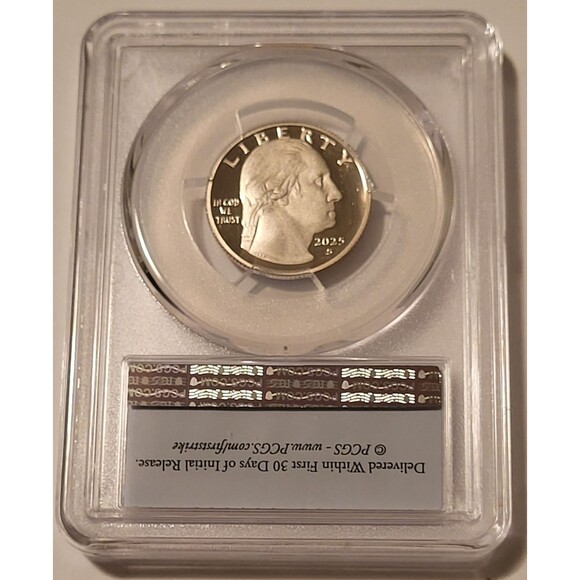2025 S Clad Juliette Gordon Law Quarter Proof PR70 DCAM PCGS First Strike - Picture 2 of 2